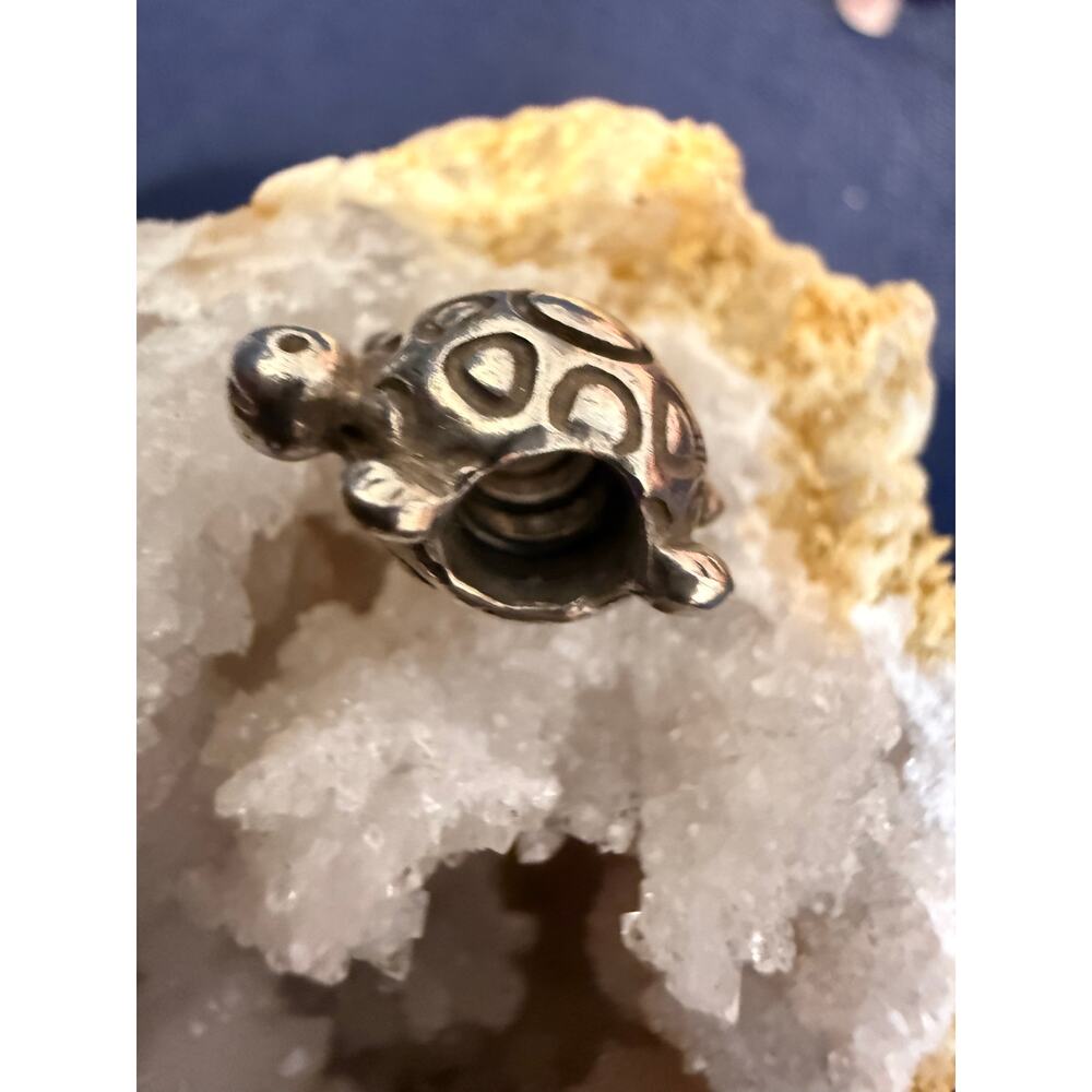 Pandora ALE 925 Sterling Silver Turtle Charm Retired